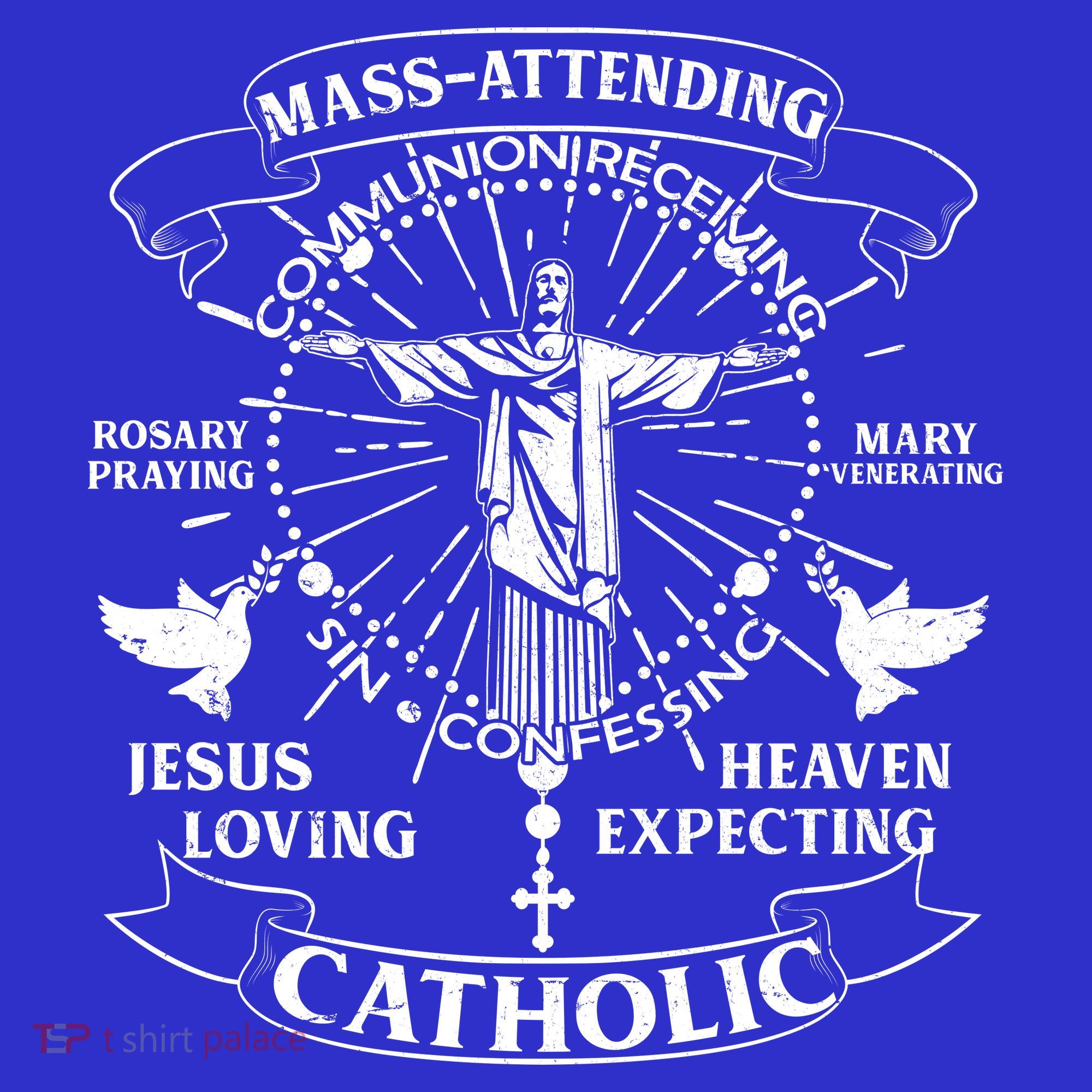 Mass Attending Catholic  Baby Bodysuit