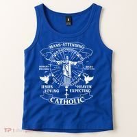 Mass Attending Catholic  Tank Top thumb 2