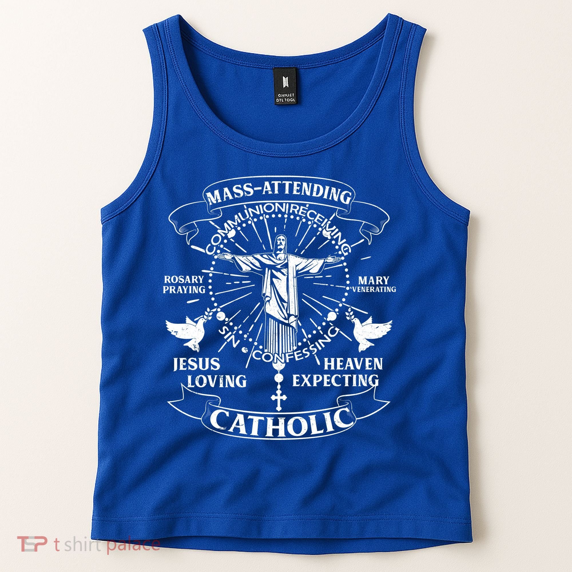 Mass Attending Catholic  Tank Top