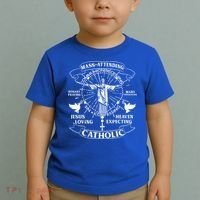 Mass Attending Catholic  Toddler T-Shirt thumb 2
