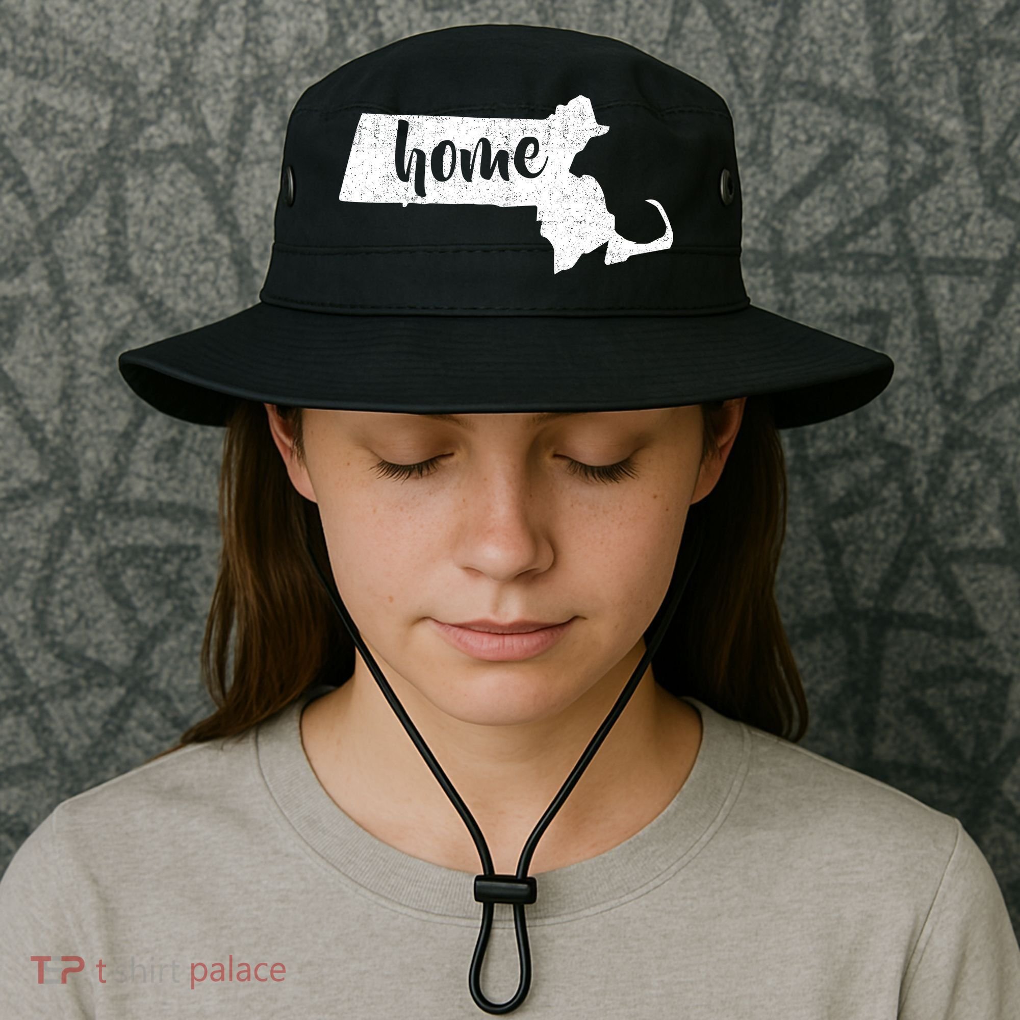 Massachusetts Home State Bucket Hat