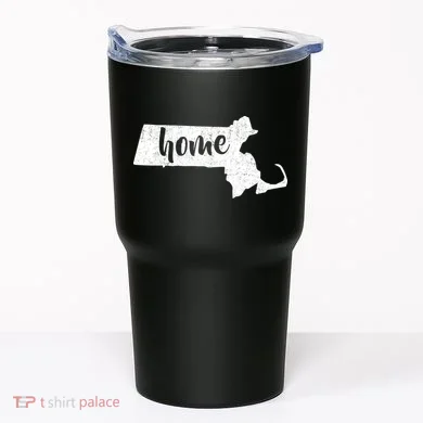 Massachusetts Home State Tumbler