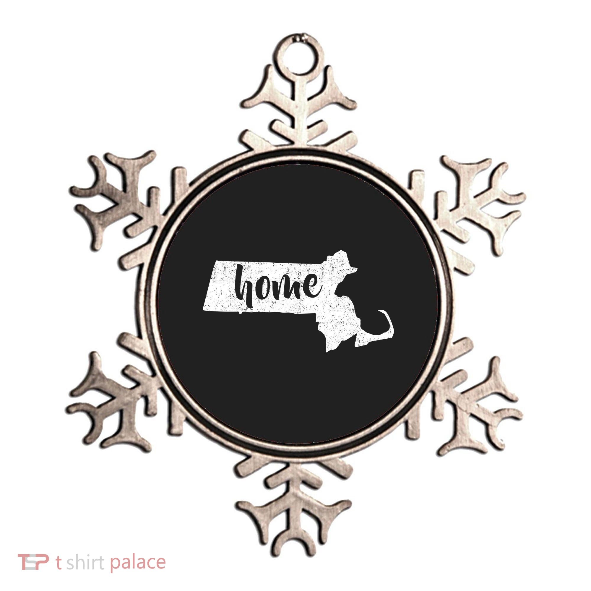 Massachusetts Home State Ornament