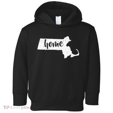Massachusetts Home State Toddler Hoodie