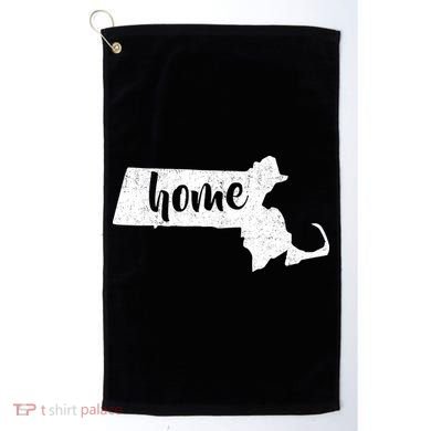 Massachusetts Home State Golf Towel