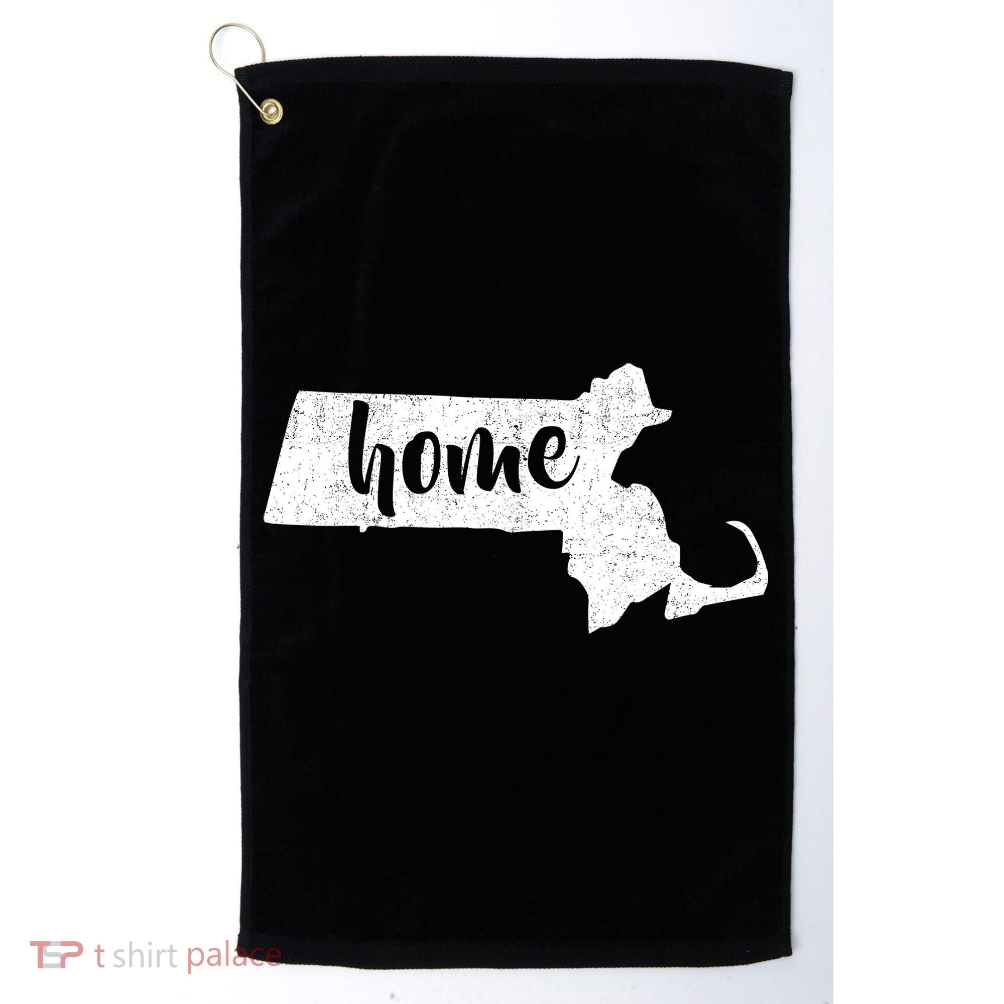 Massachusetts Home State Golf Towel