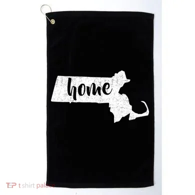 Massachusetts Home State Golf Towel