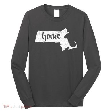 Massachusetts Home State Long Sleeve Shirt