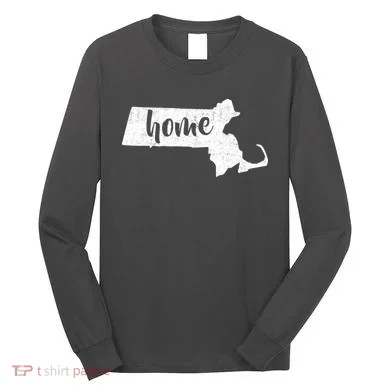 Massachusetts Home State Long Sleeve Shirt
