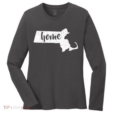 Massachusetts Home State Women's Long Sleeve Shirt
