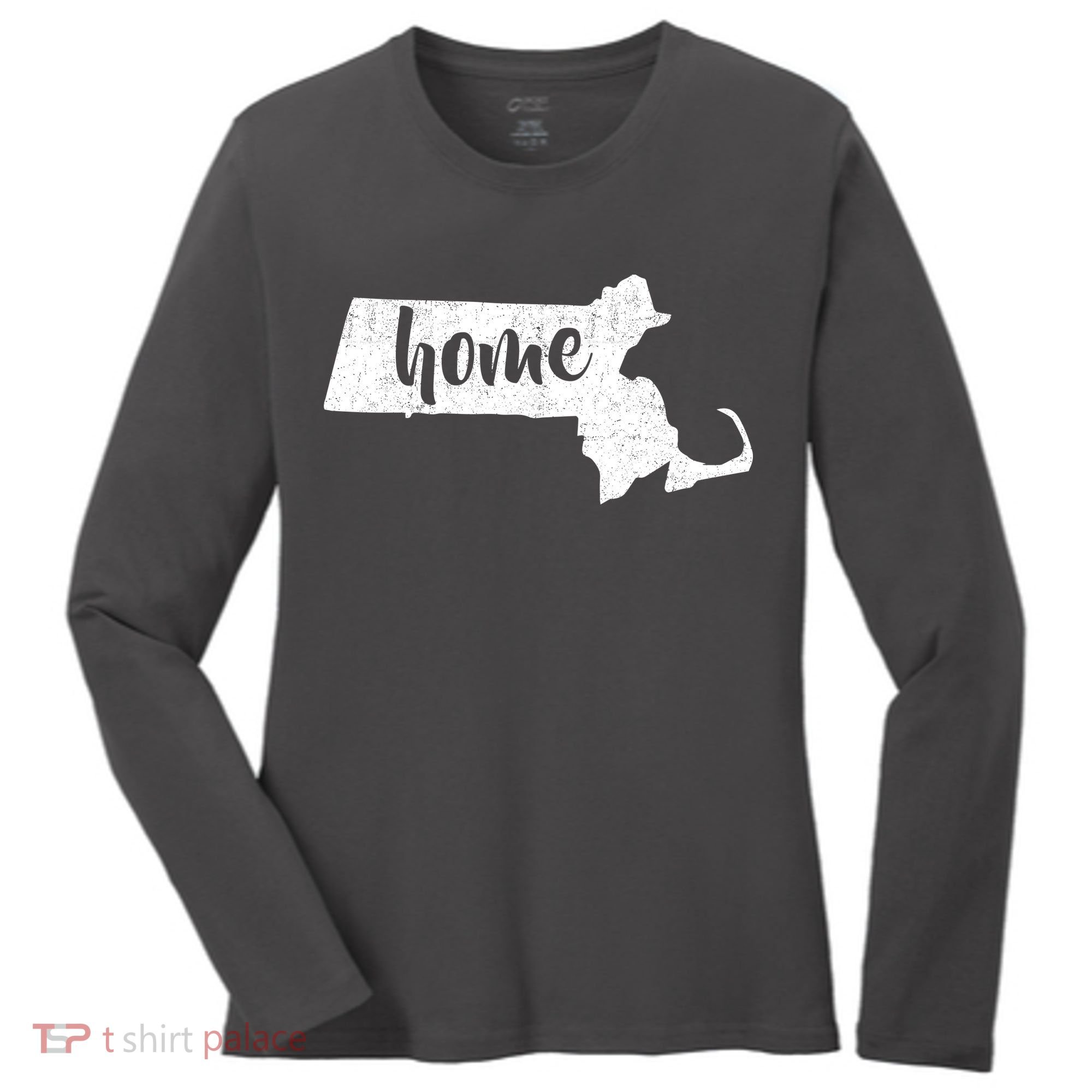 Massachusetts Home State Women's Long Sleeve Shirt