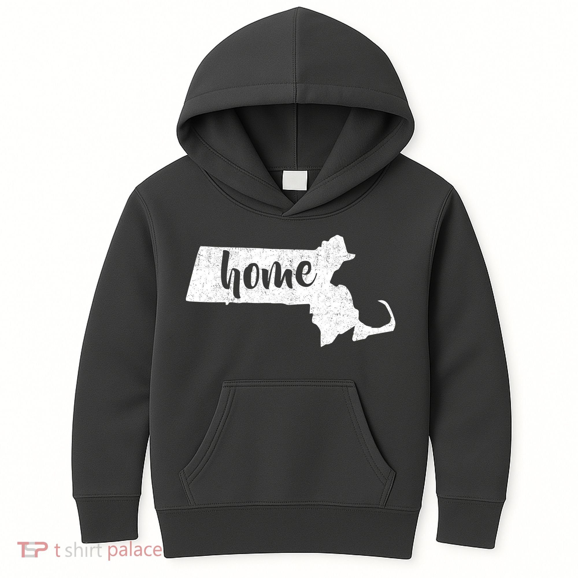 Massachusetts Home State Kids Hoodie
