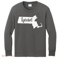 Massachusetts Home State Kids Long Sleeve Shirt thumb 0