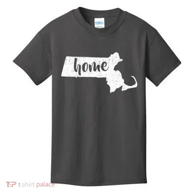 Massachusetts Home State Kids T-Shirt