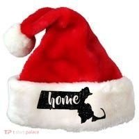 Massachusetts Home State Santa Hat thumb 0