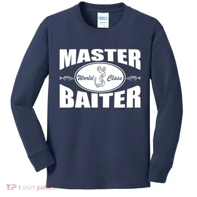 Master Baiter World Class Kids Long Sleeve Shirt