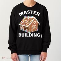 Master Builder Gingerbread House Funny Christmas Women's Sweatshirt thumb 0