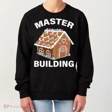 Master Builder Gingerbread House Funny Christmas Women's Sweatshirt