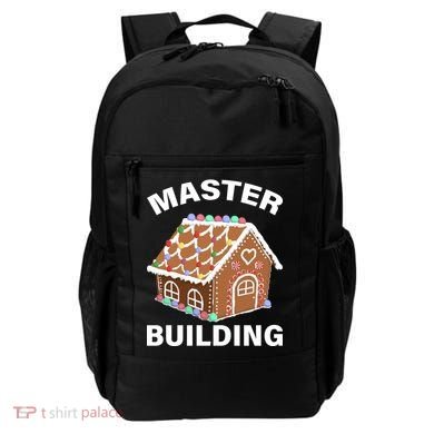 Master Builder Gingerbread House Funny Christmas Backpack