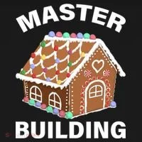 Master Builder Gingerbread House Funny Christmas Bucket Hat thumb 4