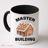 Master Builder Gingerbread House Funny Christmas Coffee Mug thumb 0