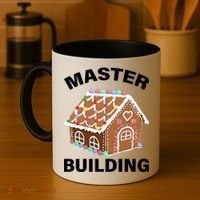 Master Builder Gingerbread House Funny Christmas Coffee Mug thumb 4