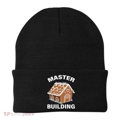 Master Builder Gingerbread House Funny Christmas Beanie