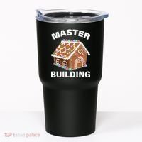 Master Builder Gingerbread House Funny Christmas Tumbler thumb 0