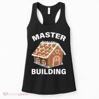 Master Builder Gingerbread House Funny Christmas Women's Tank Top thumb 0