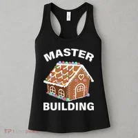 Master Builder Gingerbread House Funny Christmas Women's Tank Top thumb 3