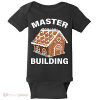 Master Builder Gingerbread House Funny Christmas Baby Bodysuit thumb 0