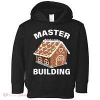 Master Builder Gingerbread House Funny Christmas Toddler Hoodie thumb 0
