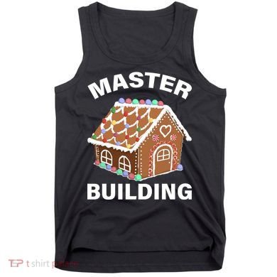 Master Builder Gingerbread House Funny Christmas Tank Top