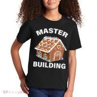 Master Builder Gingerbread House Funny Christmas Kids T-Shirt thumb 2