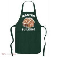 Master Builder Gingerbread House Funny Christmas Apron thumb 0