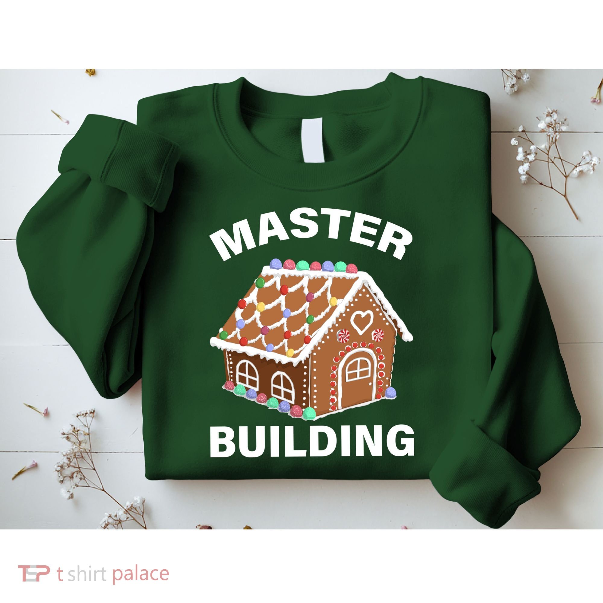Master Builder Gingerbread House Funny Christmas Sweatshirt