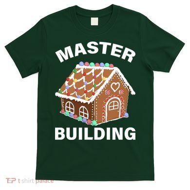 Master Builder Gingerbread House Funny Christmas T-Shirt