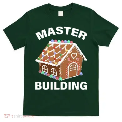 Master Builder Gingerbread House Funny Christmas T-Shirt