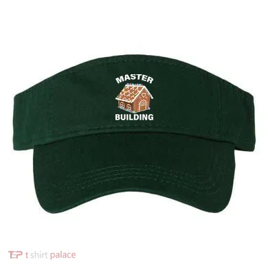 Master Builder Gingerbread House Funny Christmas Visor