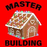 Master Builder Gingerbread House Funny Christmas Santa Hat thumb 1