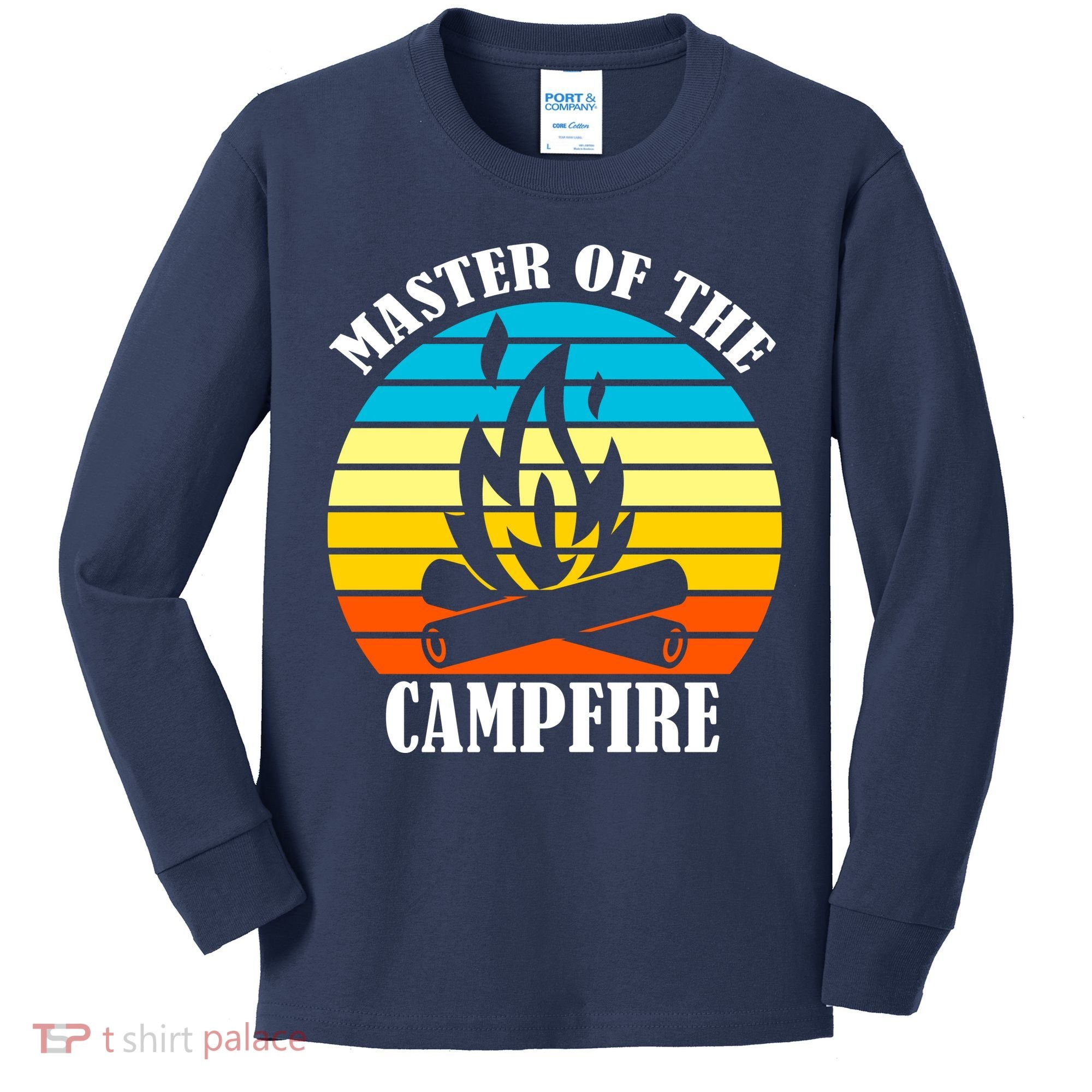 Master Of The Campfire Kids Long Sleeve Shirt