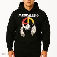 Mescalero Apache Tribe Nation Native Indian Medicine Wheel Hoodie thumb 2