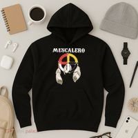 Mescalero Apache Tribe Nation Native Indian Medicine Wheel Hoodie thumb 3