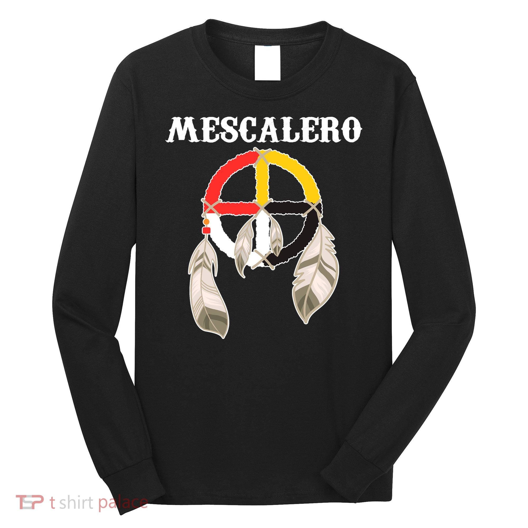 Mescalero Apache Tribe Nation Native Indian Medicine Wheel Long Sleeve Shirt