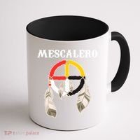 Mescalero Apache Tribe Nation Native Indian Medicine Wheel Coffee Mug thumb 1