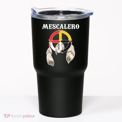 Mescalero Apache Tribe Nation Native Indian Medicine Wheel Tumbler