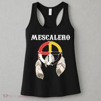 Mescalero Apache Tribe Nation Native Indian Medicine Wheel Women's Tank Top thumb 3