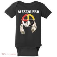 Mescalero Apache Tribe Nation Native Indian Medicine Wheel Baby Bodysuit thumb 0