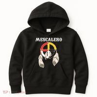 Mescalero Apache Tribe Nation Native Indian Medicine Wheel Kids Hoodie thumb 0