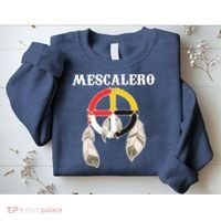 Mescalero Apache Tribe Nation Native Indian Medicine Wheel Sweatshirt thumb 2